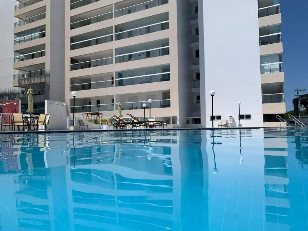 Apartamento em Bertioga com varanda gourmet
