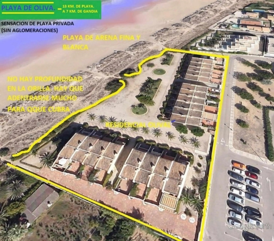 Residencial OlivalAcceso privado playa por jardín