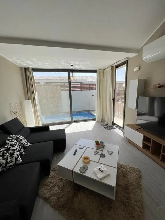 2BR Twin House With Private Heated Pool at El-Gouna -Seperate 1Bedroom & Seperate Guest studio