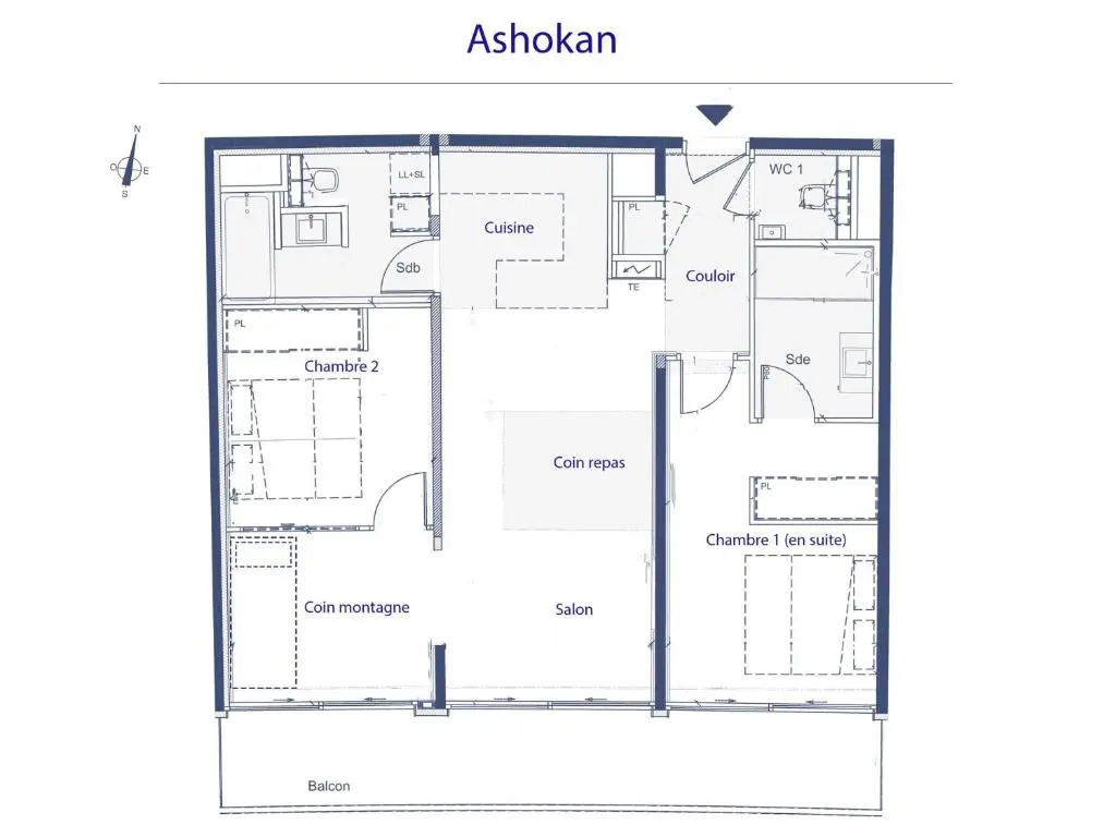 Appartement Tignes, 4 pièces, 6 personnes - FR-1-480-77