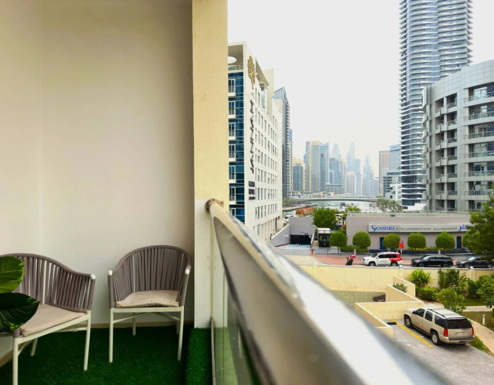 Квартира Marina Canal Studio Balcony Near JBR Beach