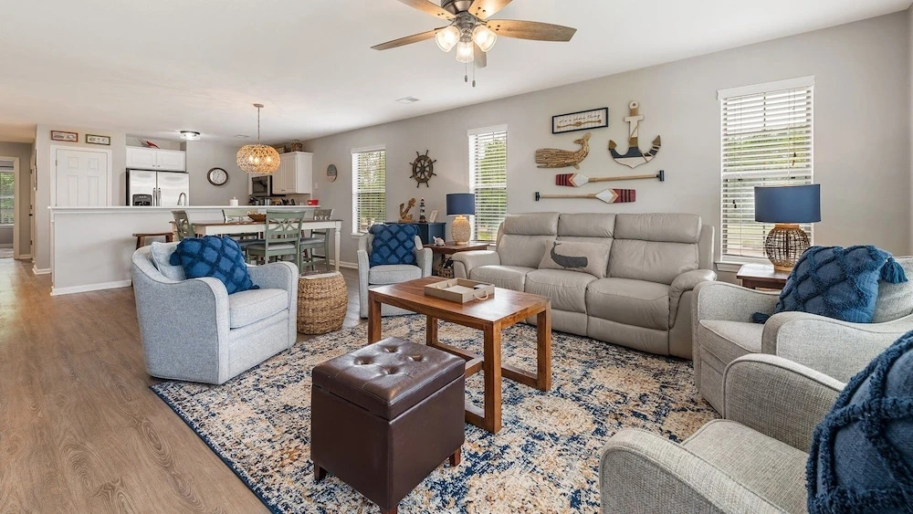 Anchors Away Ii In This Spacious And Beautiful Condo Overlooking Pond And 4th Hole 2 Bedroom Condo by Peace Vacations