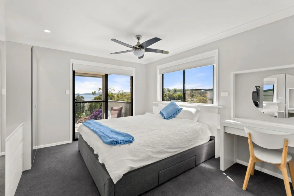 Family Retreat with water views at Corlette