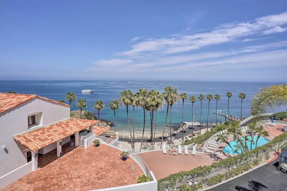 Quiet Avalon Getaway Villa w/ Ocean View & Balcony
