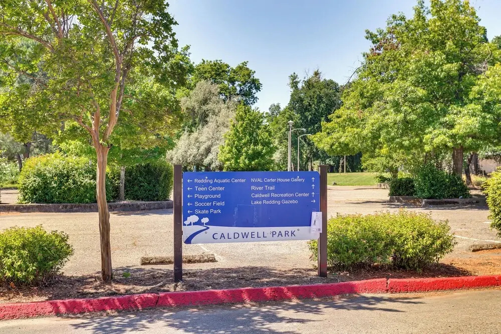Walk to Park & Aquatic Center: Airy Redding Home!