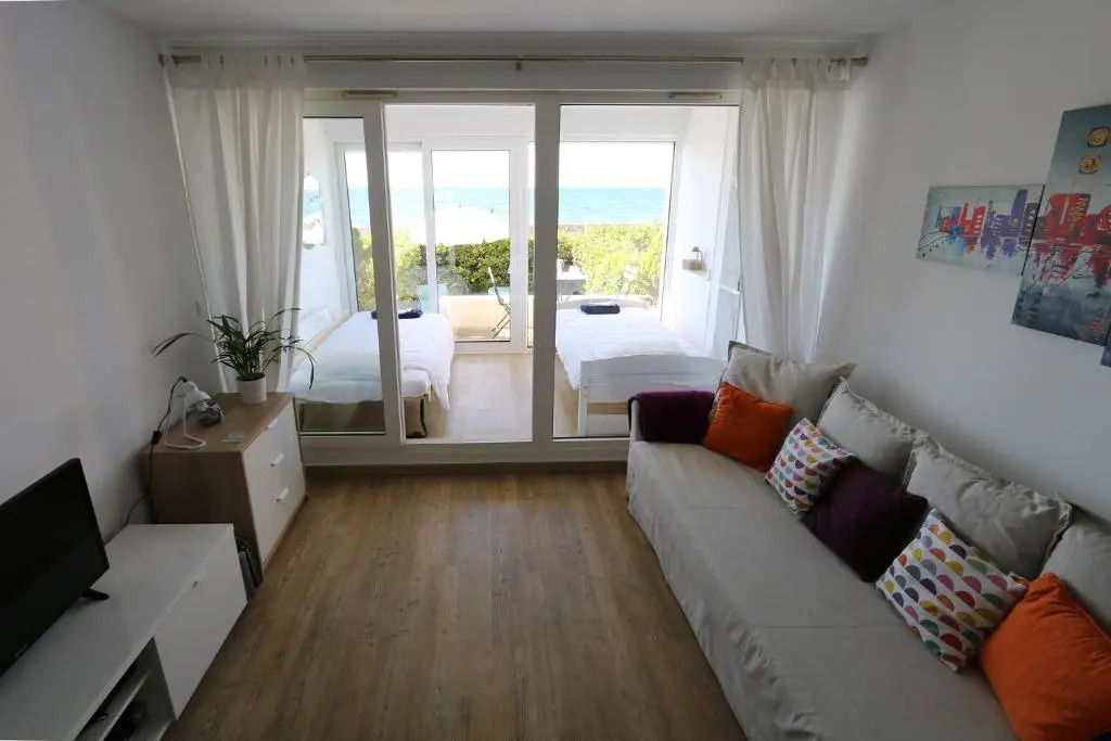 Hendaye Beach Studio, front de mer avec parking privé