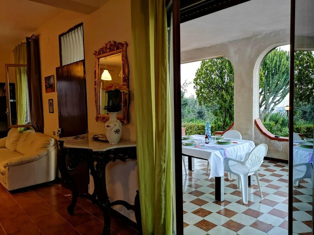 House With 2 Bedrooms in Villagrazia di Carini, With Wonderful sea View, Enclosed Garden and Wifi Near the Beach