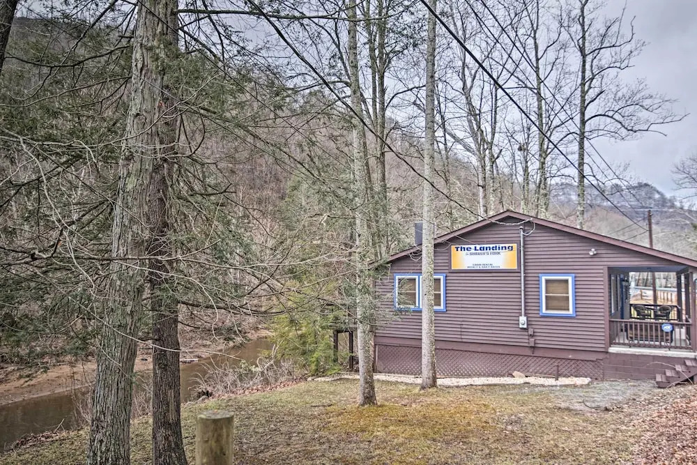 Riverfront Elkins Home w/ Fireplace & Deck!