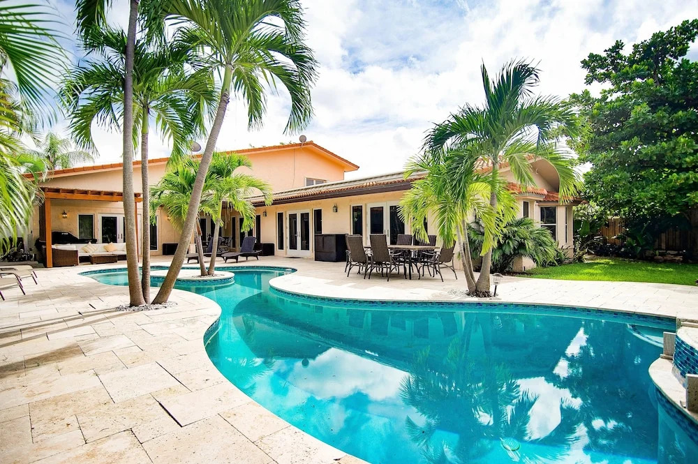 New Listing! Luxe Waterfront W/ Pool & Boat Dock 5 Bedroom Home