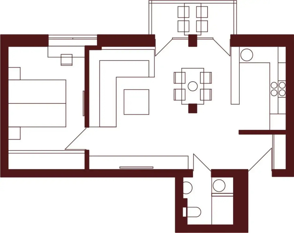Apartament Wanilia i Goździk