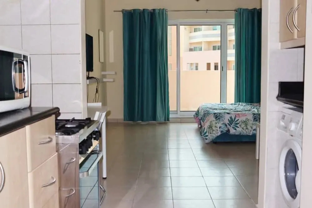 Lovely Family Friendly Furnished Studio With Balcony and Pool