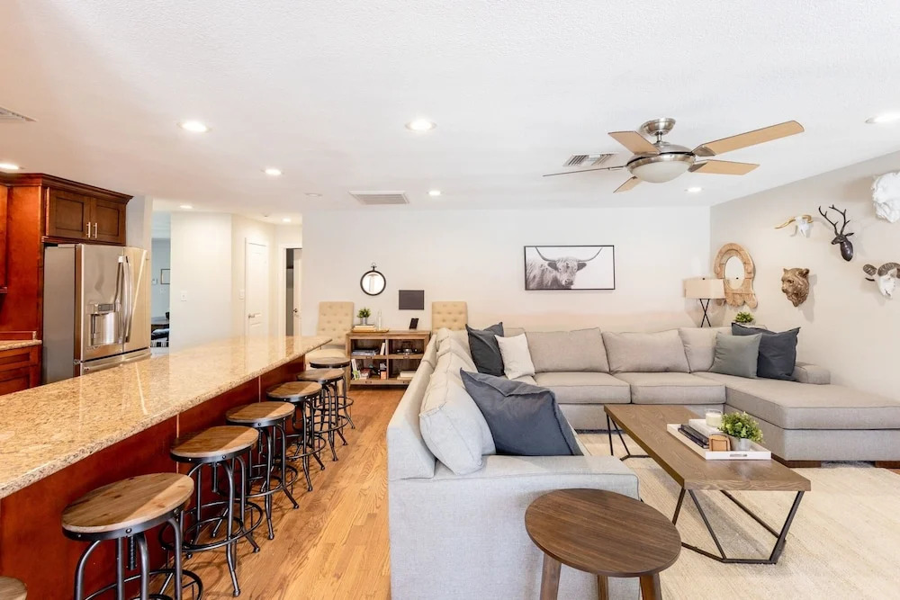 New Listing! Luxe Oasis: Pool, Spa & 2 Game Rooms Home