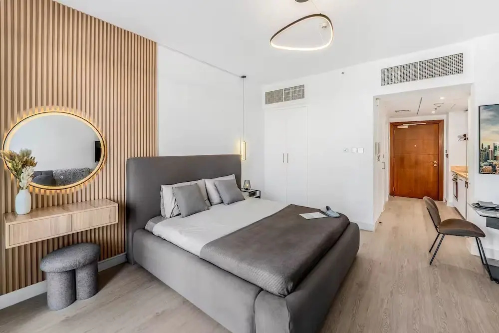 Luxury Studio Retreat with Balcony