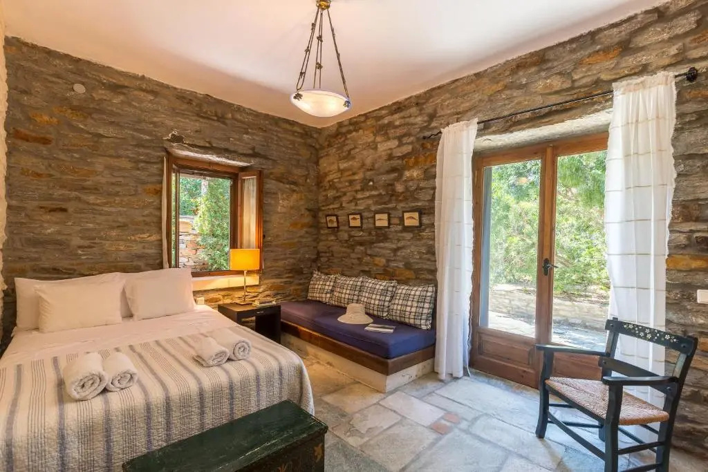 Villa Myrto, breathtaking Aegean view, 5' from Koundouros beach