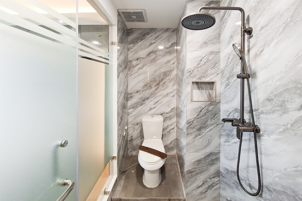 Modern Grey Studio For 2 Pax (No Kitchen) At Atria Residence Gading Serpong