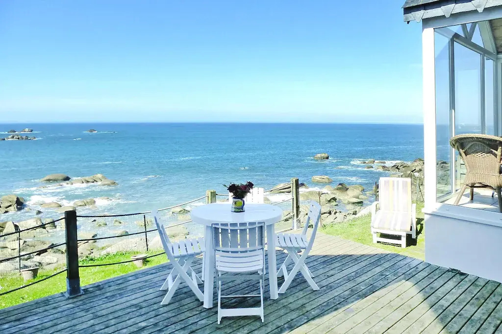 Fishermans House in Brittany by the Sea