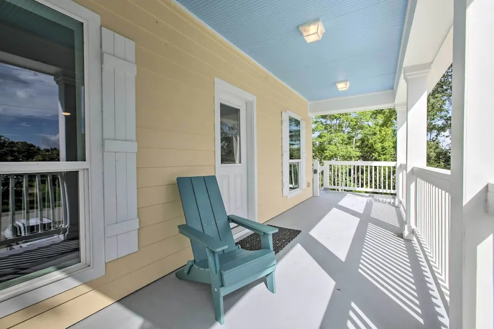 Modern Waveland Home w/ Deck, Walk to Beach!