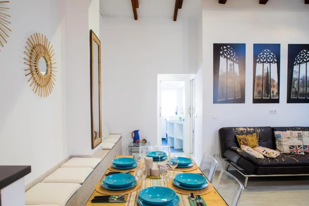 Cabanyal 3 Bedroom WIFI AC Terrace Beach Penthouse