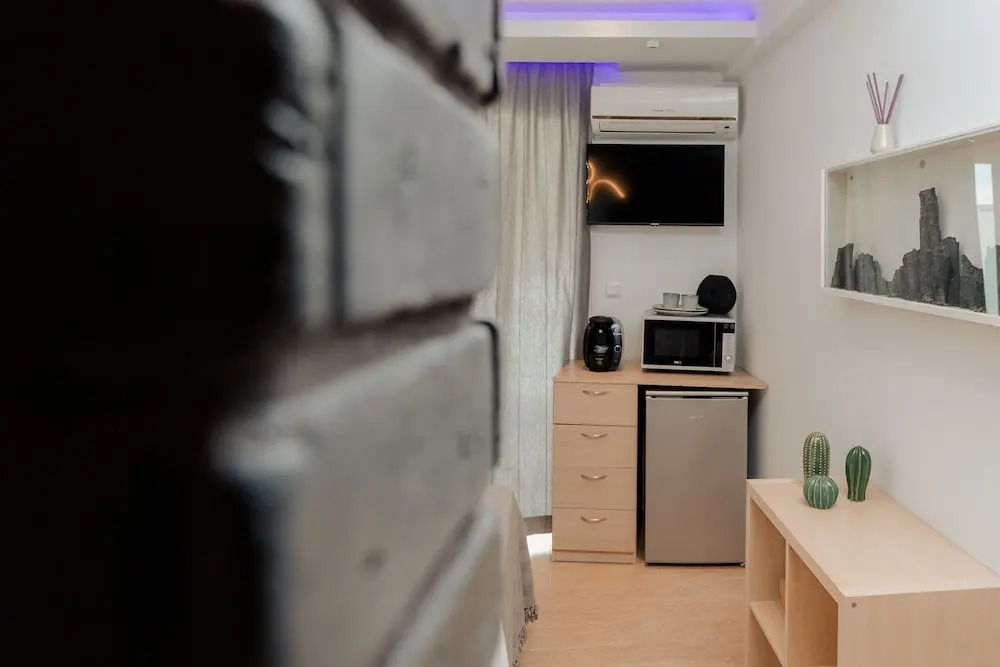 Sea View 1 Bed Apartment in Nea Peramos - Terrace