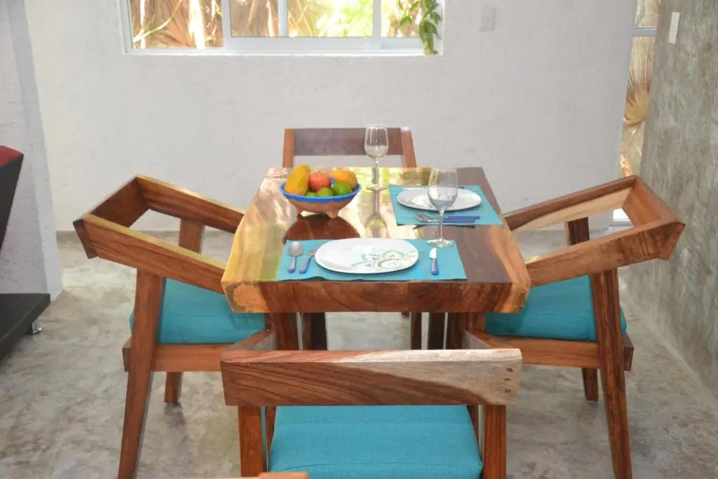 Relaxing comfortable jungle view Eklum Villa Rivera Maya Puerto Morelos POOL AC GYM GATED COMMUNITY