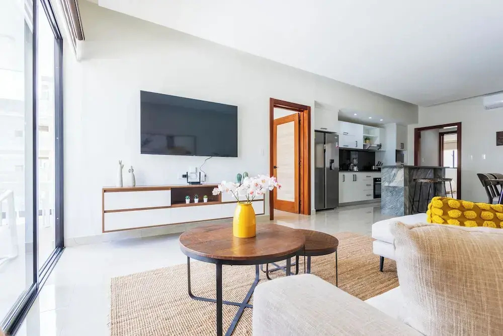 Tropical 2BR Retreat - Terrace, BBQ and Pool