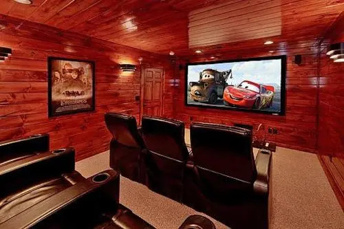 Theater Hot Tub Game Room
