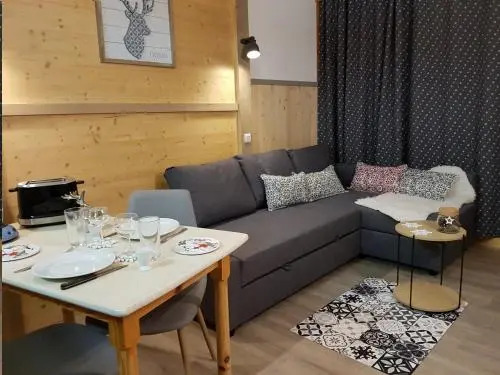 Arc 2000 -location Appartements et de 1 studio avec balcon, vue, ski in off, Wi-Fi