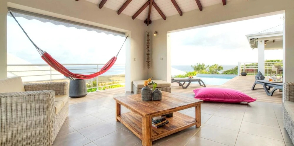 Villa With 3 Bedrooms in Saint-françois, With Wonderful sea View, Priv