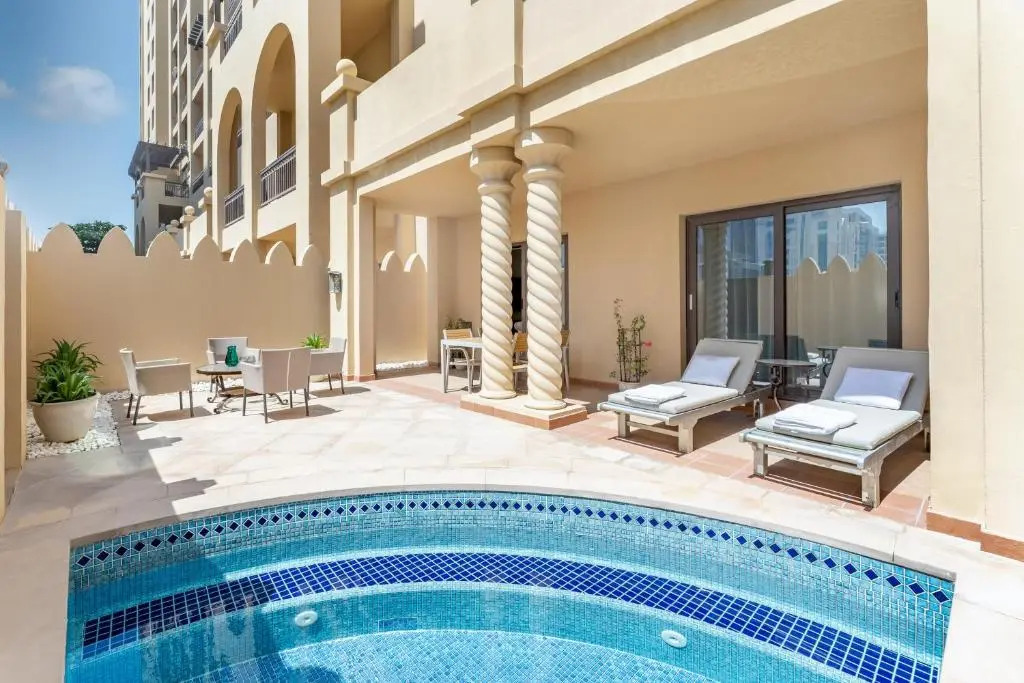 Luxurious 3BR Townhouse with Maid's & Private Pool in Palm Jumeirah