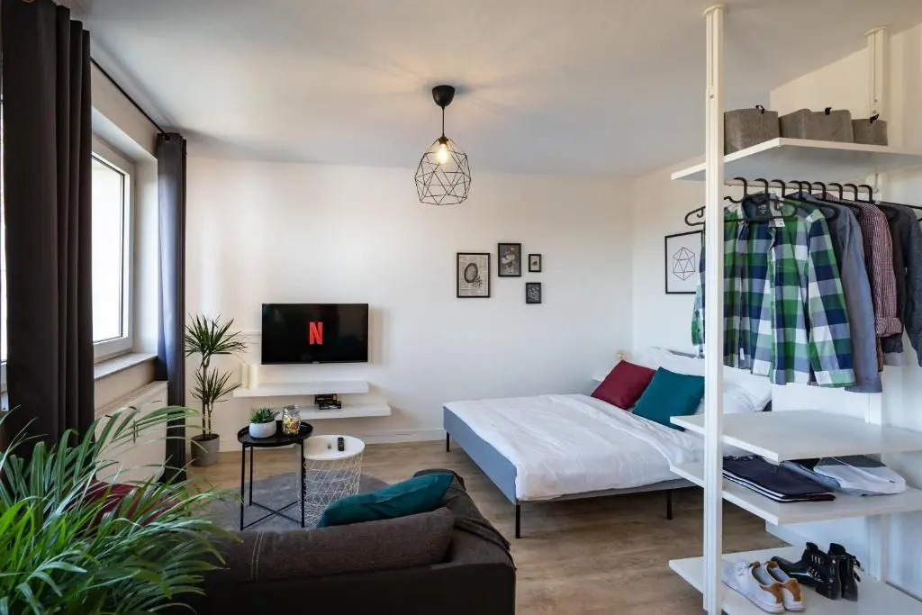 Marvlex ☆ Modernes Studio mit WIFI und NETFLIX