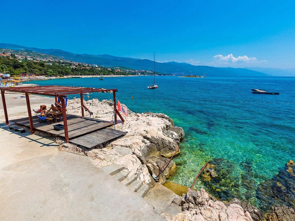 Beach Front Home In Novi Vinodolski