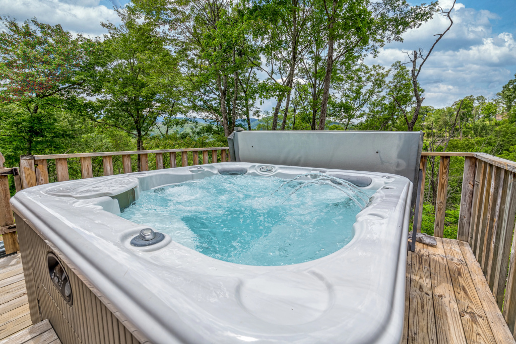 Hand Hewn Hideaway Stunning Gatlinburg Cabin with Hot Tub Table Games and Outdoor Oasis