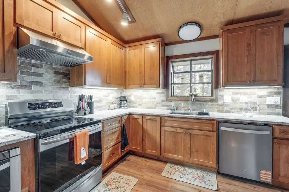 Deck & Gas Grill: Secluded Arnold Cabin Rental!