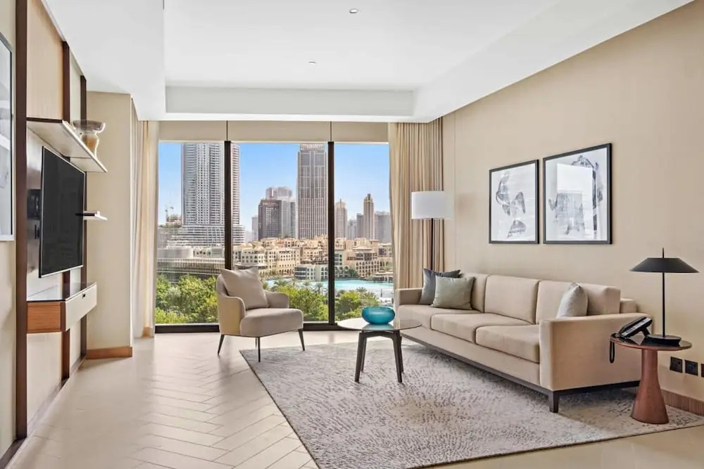 Luxurious 3-bedroom Apartment Facing Burj Khalifa in The Address Dubai Opera