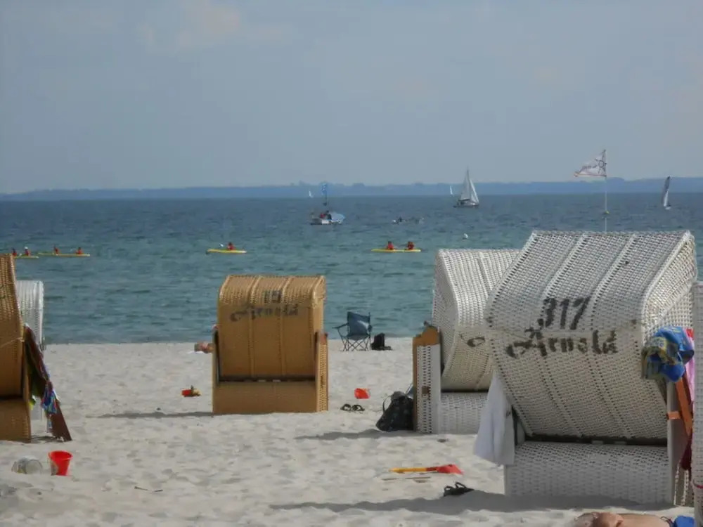 With Beach Chair & Sea...