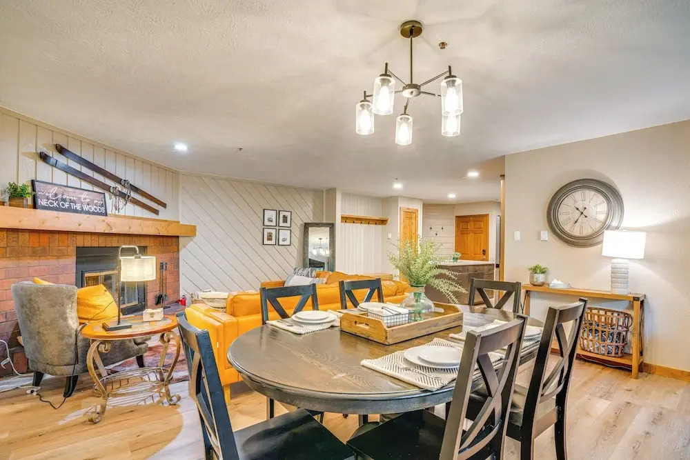 1 Block to Main St: Modern Breckenridge Condo!