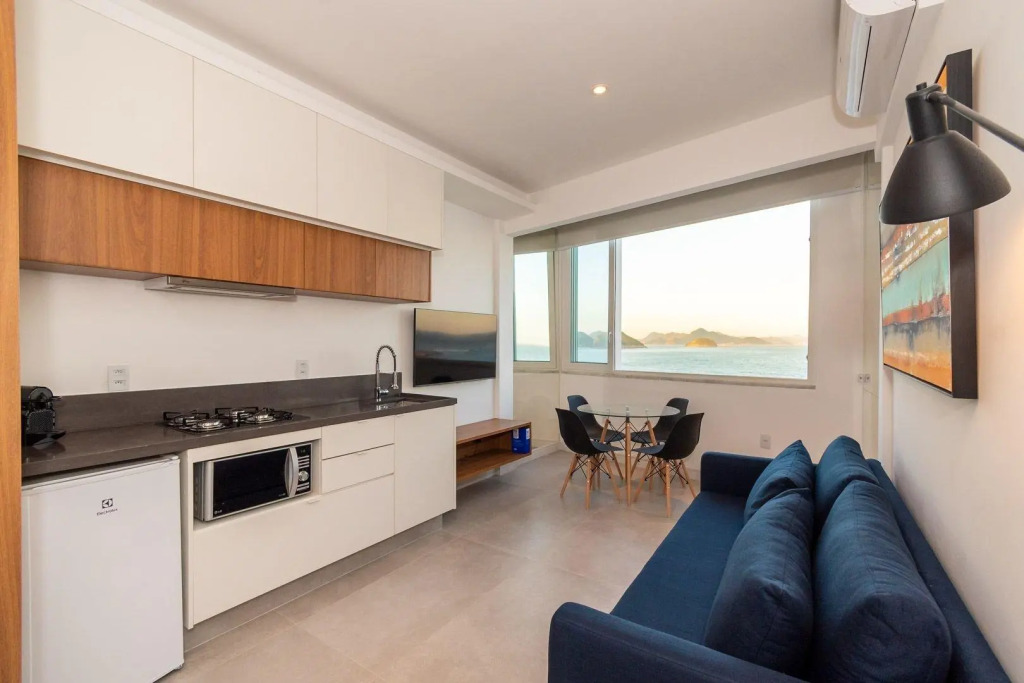 Studio Frente Mar Em Copacabana | A 3806/1203