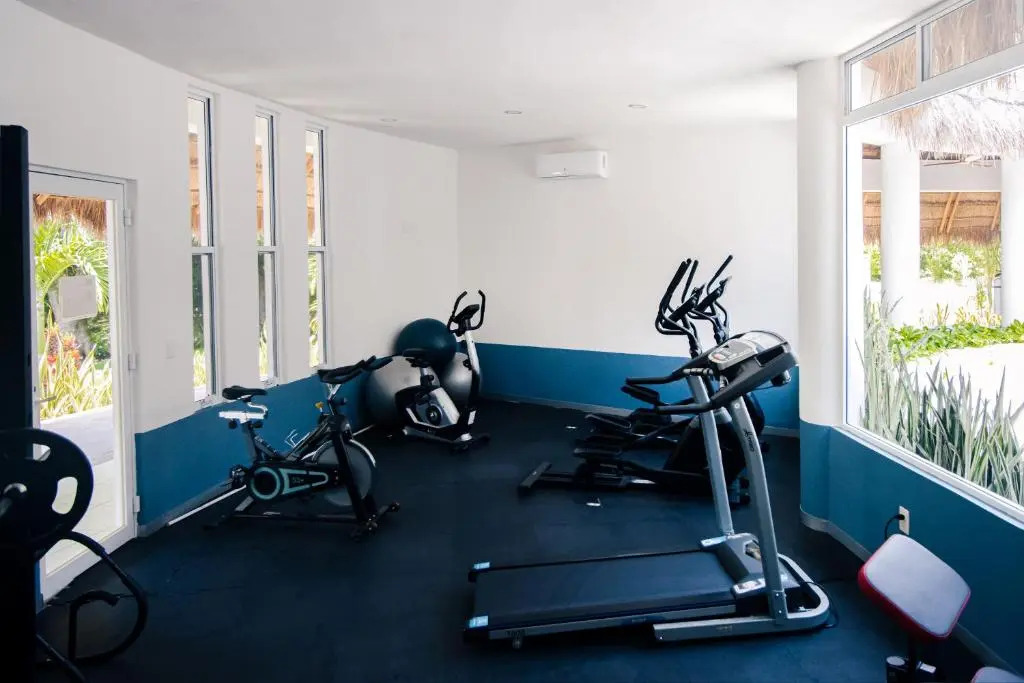 Relaxing comfortable jungle view Eklum Villa Rivera Maya Puerto Morelos POOL AC GYM GATED COMMUNITY