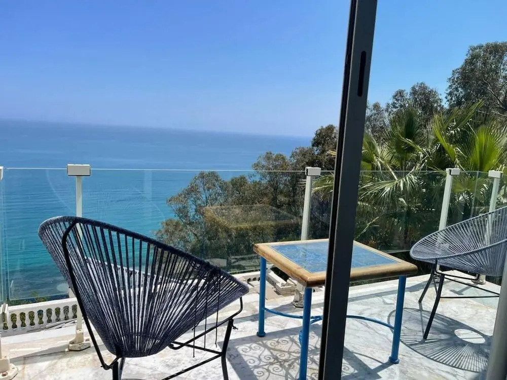 Le Paradis Bleu Luxueux Duplex Avec vue mer