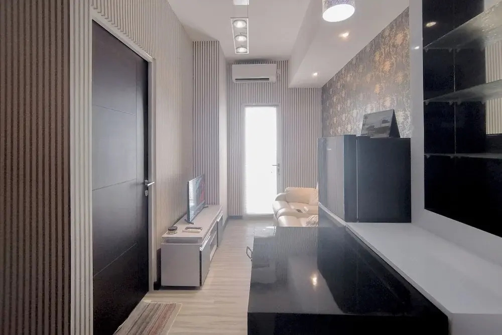 Monochromatic Modern 1Br At Tamansari Prospero Sidoarjo Apartment