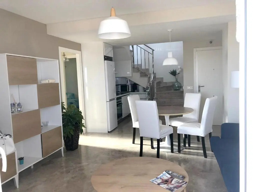 2 bedrooms appartement at El Ejido 500 m away from the beach with sea view shared pool and furnished terrace