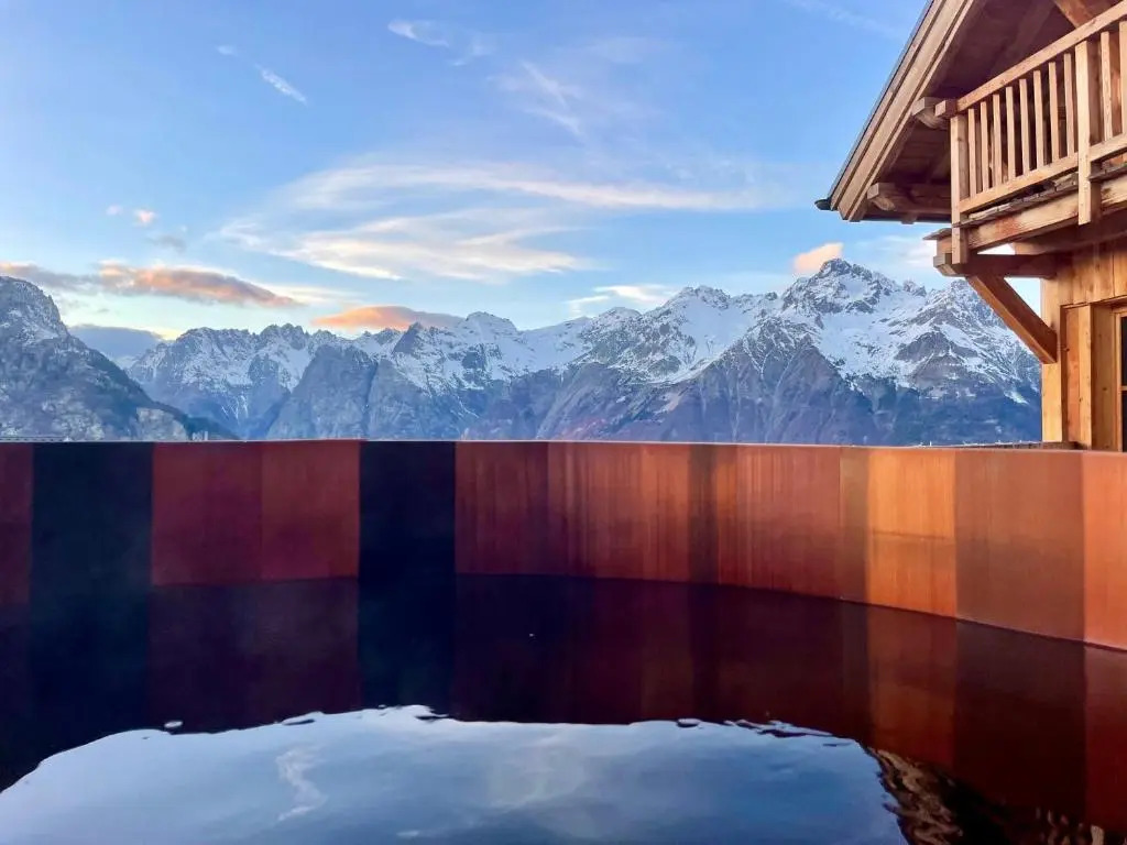 Chalet Le Yéti de Villard 14 Prs - Domaine Alpe dHuez - Bain nordique