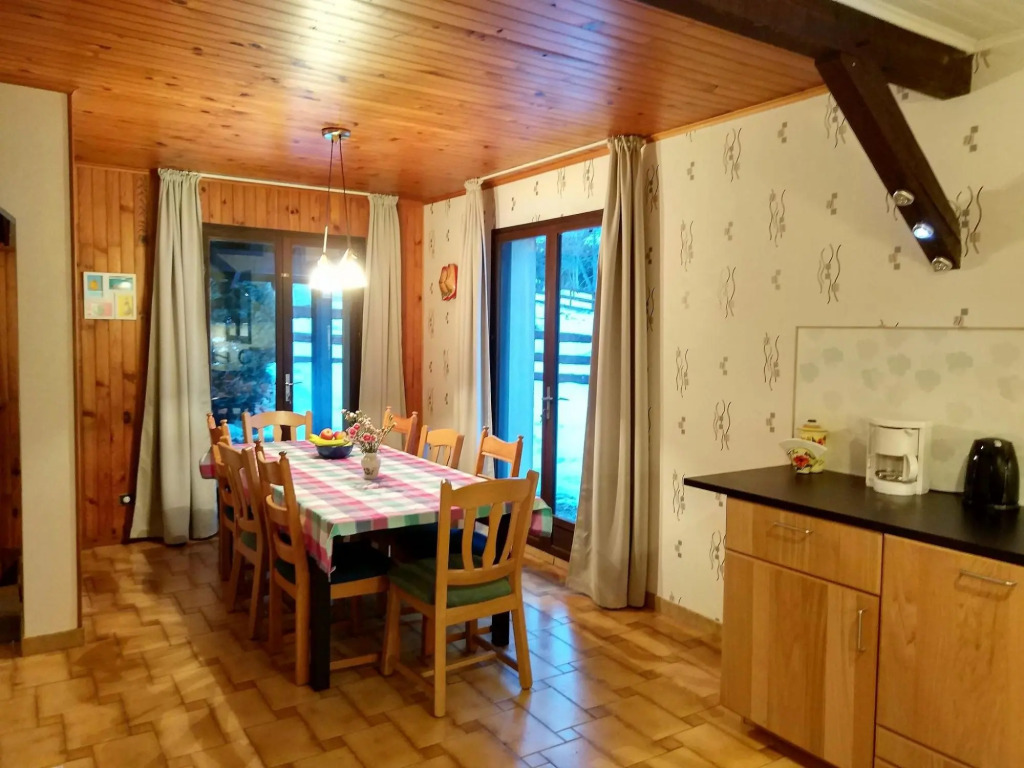 Appealing Chalet in St Jean de Vaux with Roofed Terrace