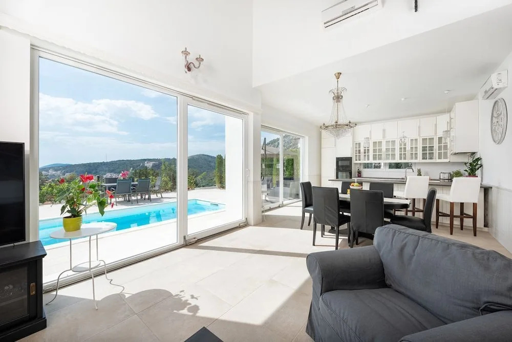 Elegant Hvar town villa with pool