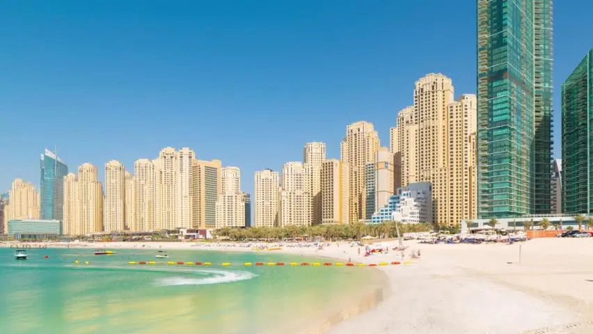 Elan suites luxury 6BR sky villa in JBR beach with private pool terrace