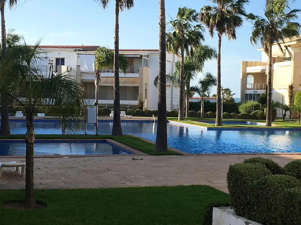 Apartment With 3 Bedrooms in Sidi Rahal, With Wonderful sea View, Shared Pool, Enclosed Garden - 400 m From the Beach