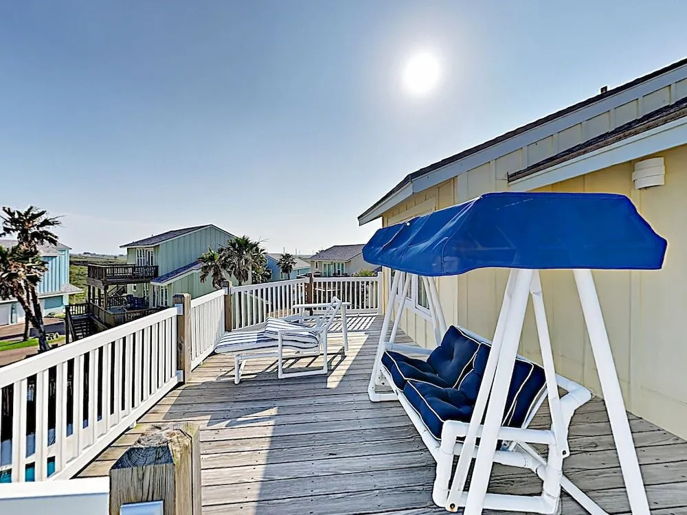 Ocean & Pool in Your Yard in Port A by RedAwning