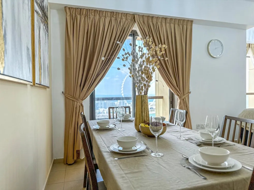 Marco Polo - Full Sea & Dubai Eye View | 2 BR | Near JBR Beach