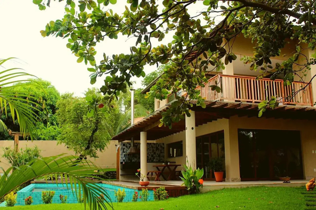 Casa Recanto de Nina, a 5 minutos do rio e da praia
