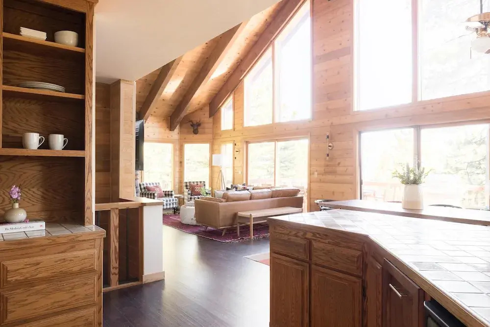 Wildwood by AvantStay   Cabin w/ 3 Decks, Ping Pong, Fire Pits, & Outdoor Grill